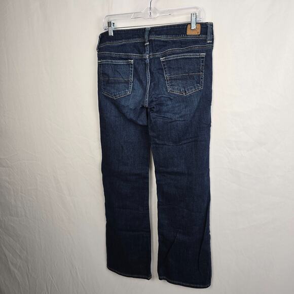 American Eagle Slim Boot Women's 10 Regular Stretch Blue Dark Wash - Picture 9 of 16